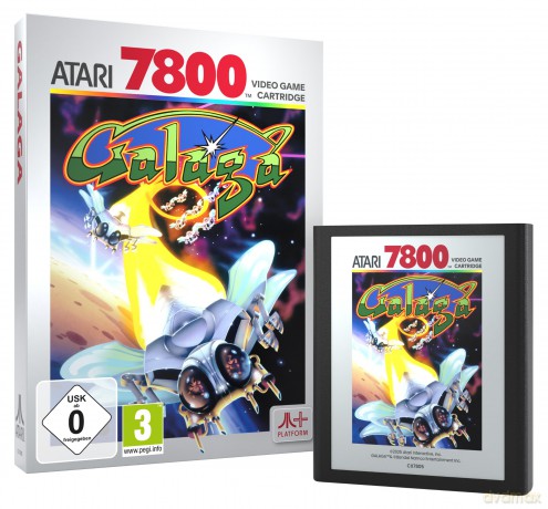 Galaga (Atari 2600+/ 2700+/ 2700) Cartridge Englisch