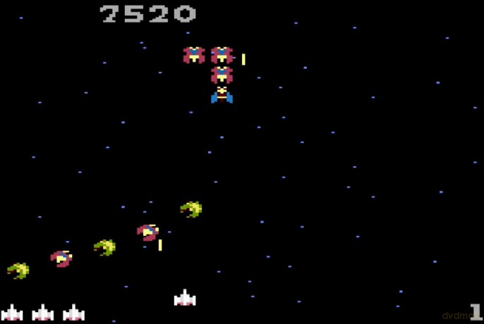 Galaga (Atari 2600+/ 2700+/ 2700) Cartridge Englisch