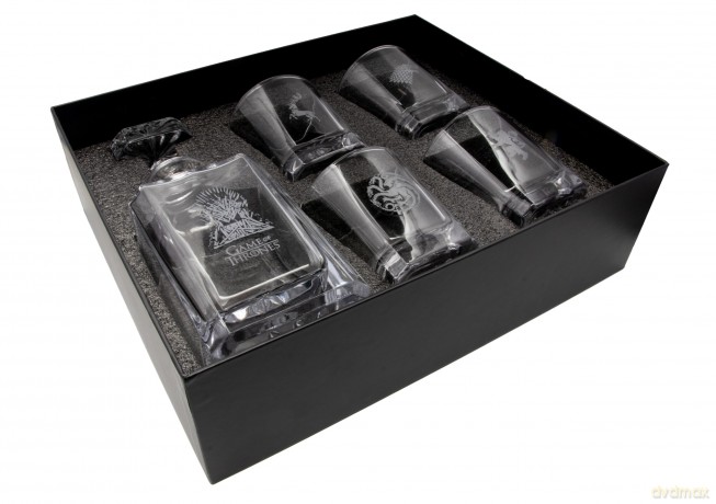 GAME OF THRONES - Set with 4 engraved wh