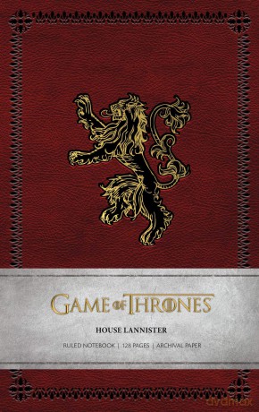 Game of Thrones House Lannister Ruled Notebook [KSIĄŻKA]