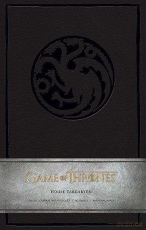 Game of Thrones House Targaryen Hardcover Ruled Journal Large [KSIĄŻKA]