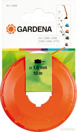 Gardena: GARDENA Mhfadenspule 1,6 mm x 10,0 m