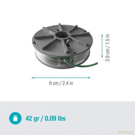 Gardena: GARDENA Mhfadenspule 2,0 mm x 4,0 m