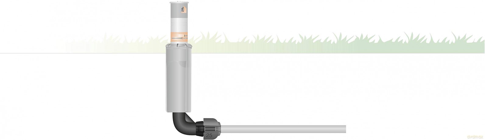 Gardena: GARDENA Verlegerohrverbinder L-Stźck 25