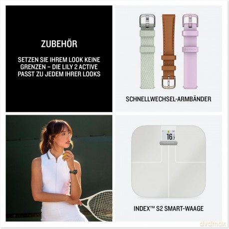 Garmin Smartwatch Lily 2 Active Silber