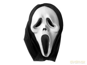 Maska Krzyk z kapturem (Halloween)