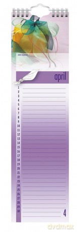 Geburtstagskalender 9,5x34,5cm