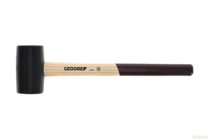 Gedore: GEDORE Gummihammer 0,4 kg 55 mm Kopf: