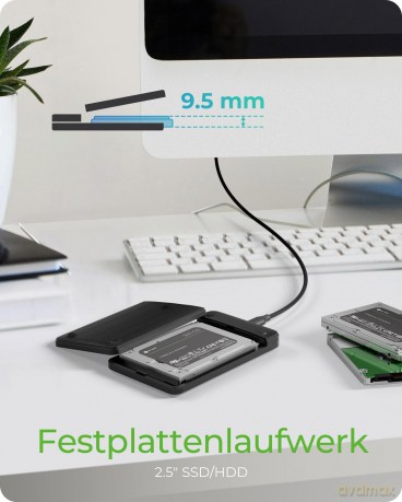 Geh. IcyBox ext. 2.5" SATA USB 3.2 Gen 2