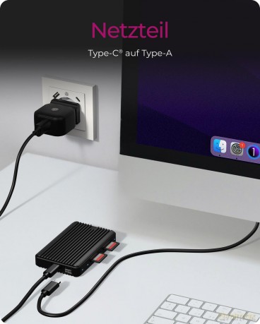 Geh. IcyBox M.2NVMeSATA SSD mit zweifach