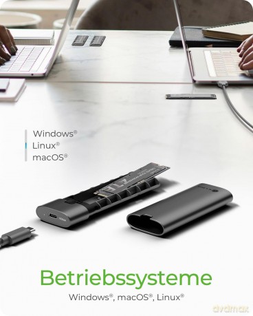 Geh. IcyBox Spade Case 1806 NVMe M.2 USB