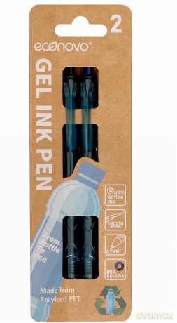 Gelpennen - 1 Blauw en 1 Zwart