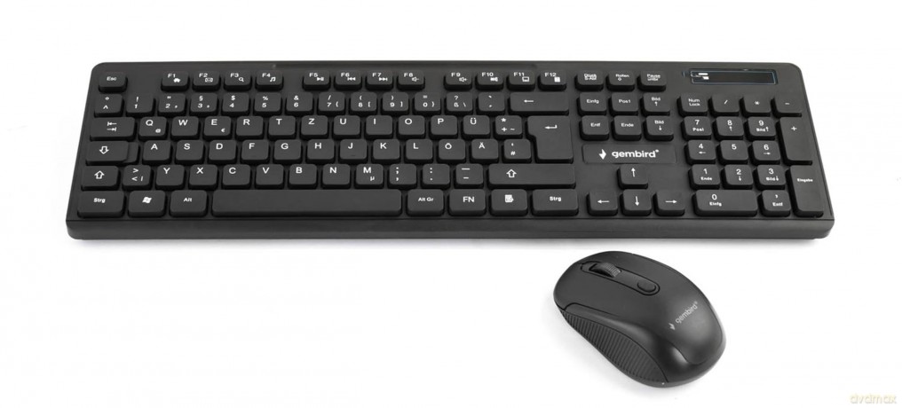 gembird Kabelloses Desktop-Set schwarz U