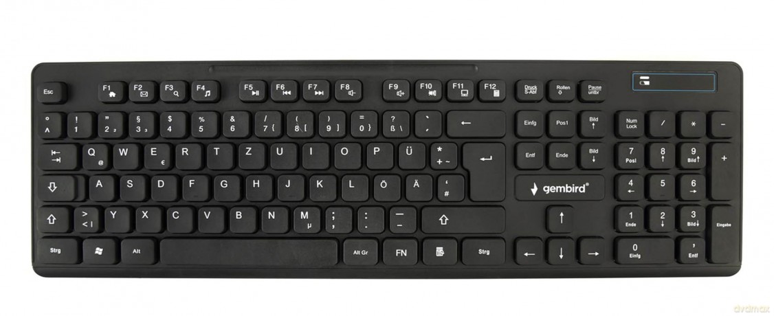 gembird Kabelloses Desktop-Set schwarz U