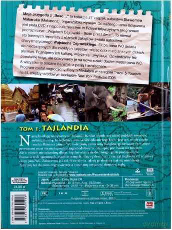 Moja przygoda z "Boso..." (Tom 1) Tajlandia - Sławomir Makaruk (booklet) [DVD]
