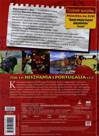 Moja przygoda z "Boso..." (Tom 10) Hiszpania, Portugalia 2 - Sławomir Makaruk (booklet) [DVD]