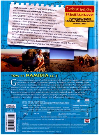 Moja przygoda z "Boso..." (Tom 11) Namibia część 1 - Sławomir Makaruk (booklet) [DVD]