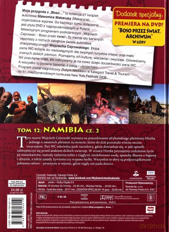 Moja przygoda z "Boso..." (Tom 12) Namibia część 2 - Sławomir Makaruk (booklet) [DVD]