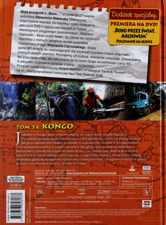 Moja przygoda z "Boso..." (Tom 14) Kongo - Sławomir Makaruk (booklet) [DVD]