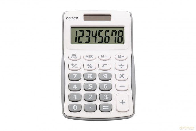 GENIE 120 S Taschrechn.silber