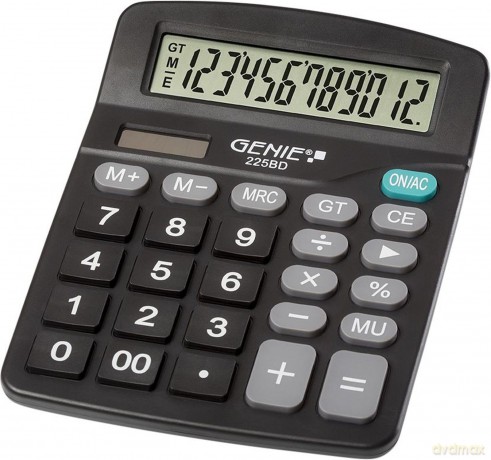 Genie: GENIE 225 BD Tischrechner schwarz