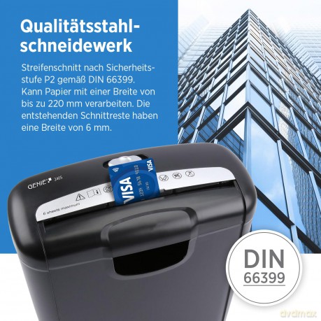 Genie: GENIE 240 S Aktenvernichter mit Streifen