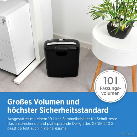 Genie: GENIE 240 S Aktenvernichter mit Streifen