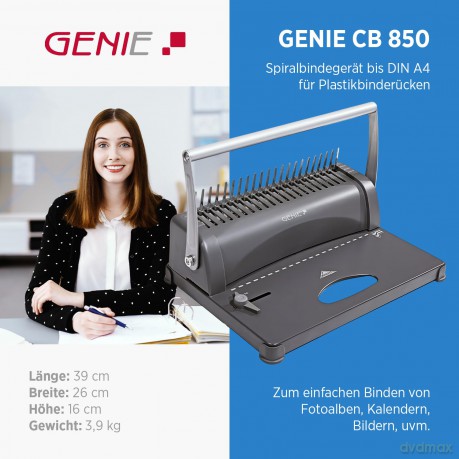 GENIE CB-850 Kunststoffbindeg