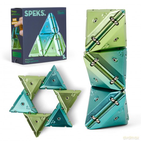 Geode Chrome Pyramid - Groen