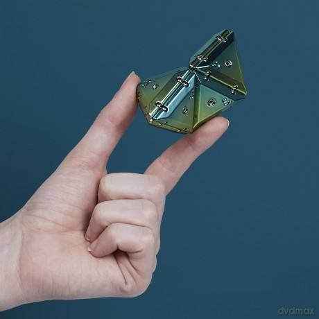 Geode Chrome Pyramid - Groen