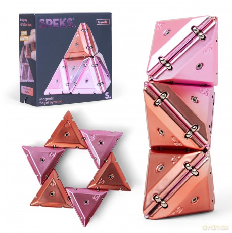 Geode Chrome Pyramid - Roze