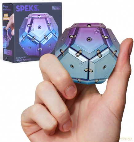 Geode Chrome Sphere - Paars