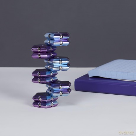 Geode Chrome Sphere - Paars