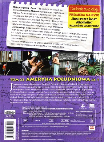 Moja przygoda z "Boso..." (Tom 23) Ameryka Południowa część 1 - Sławomir Makaruk (booklet) [DVD]