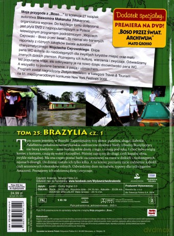 Moja przygoda z "Boso..." (Tom 25) Brazylia część 1 - Sławomir Makaruk (booklet) [DVD]