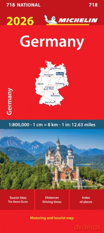 Germany 2026 Michelin National Map 718 [KSIĄŻKA]