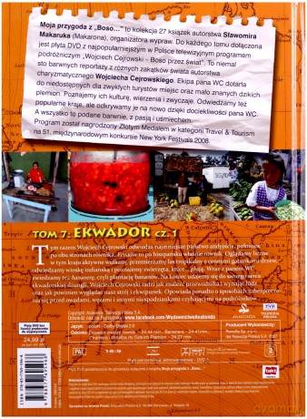 Moja przygoda z "Boso..." (Tom 7) Ekwador część 1 - Sławomir Makaruk (booklet) [DVD]