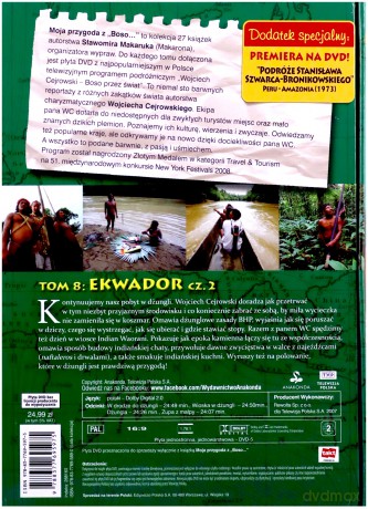 Moja przygoda z "Boso..." (Tom 8) Ekwador część 2 - Sławomir Makaruk (booklet) [DVD]
