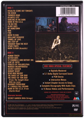 Bruce Springsteen: The Complete Video Anthology 1978-2000 [2DVD]