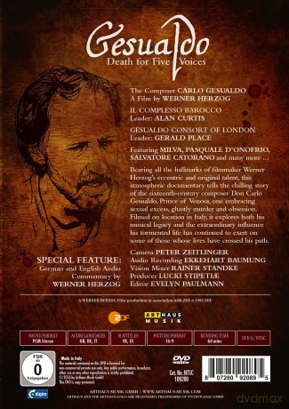 Gesualdo - Death For Five Voices [DVD]