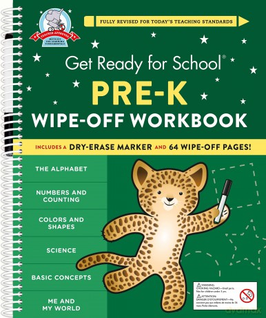Get Ready for School PreK WipeOff Workbook [KSIĄŻKA]