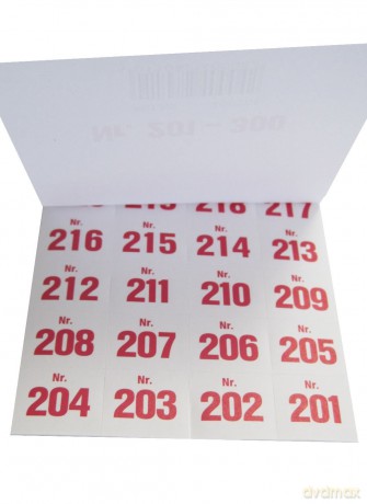Gewinn-Aufklebenummern 201-300