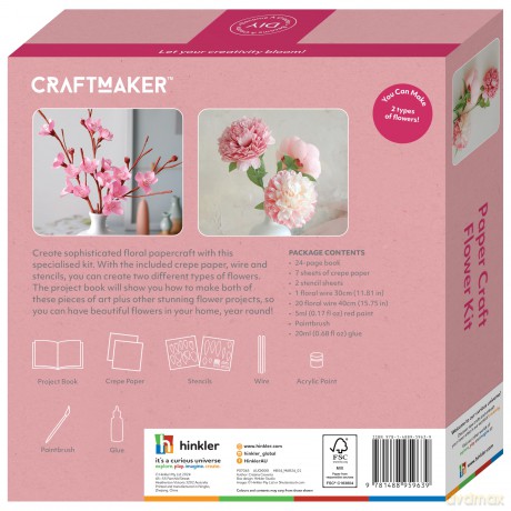 Gift Box Paper Flower Kit [KSIĄŻKA]