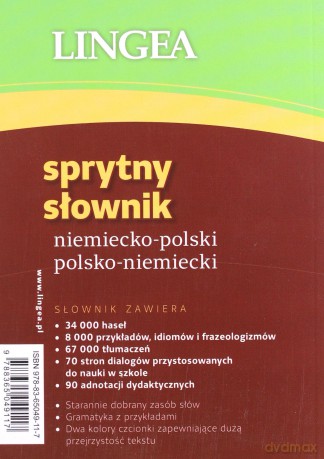 Niemiecki Sprytny słownik. niemiecko-polski, polsko-niemiecki [KSIĄŻKA]