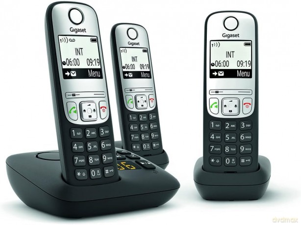 Gigaset A690A Trio int. schwarz