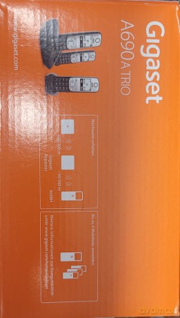 Gigaset A690A Trio int. schwarz