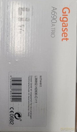 Gigaset A690A Trio int. schwarz