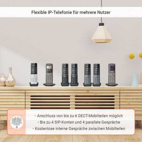 Gigaset BasicLine IP+COMFORT 500HX silbe