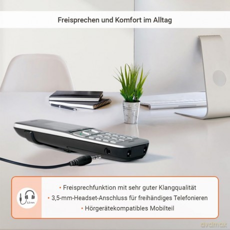 Gigaset BasicLine IP+COMFORT 500HX silbe