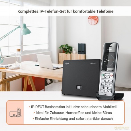 Gigaset BasicLine IP+COMFORT 500HX silbe